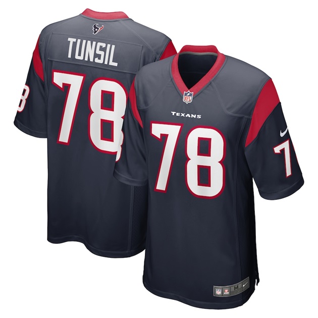 mens nike laremy tunsil navy houston texans game jersey